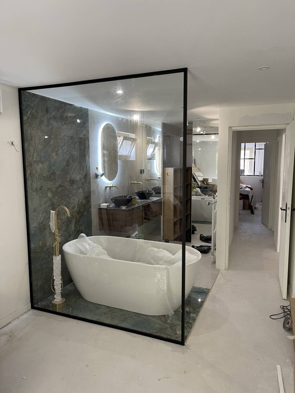 salle de bain baignoire